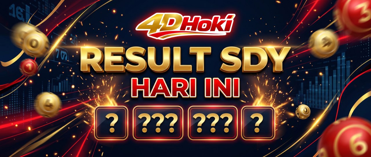 Banner 4DHOKI Result SDY Hari Ini dan Hasil Sydney Terbaru